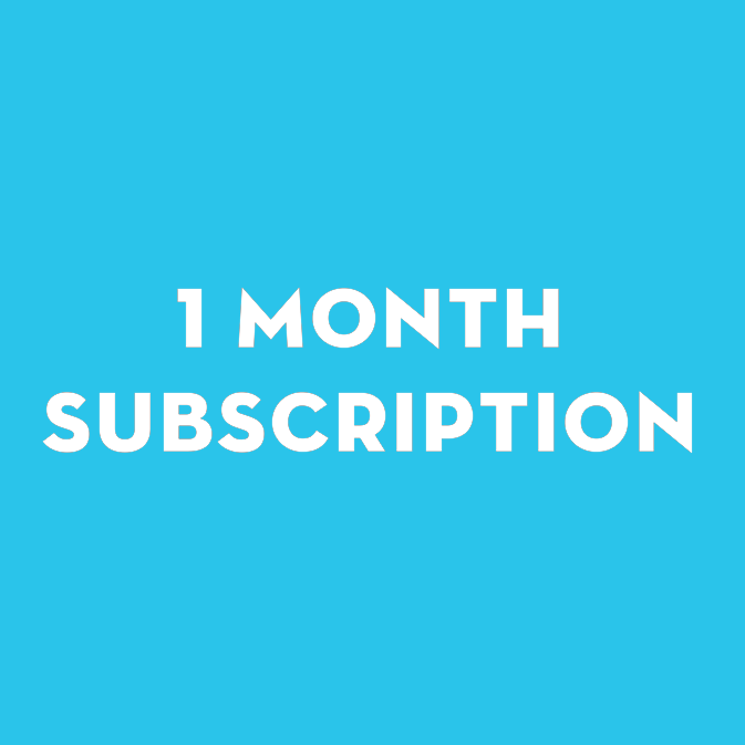 1 Month Plan