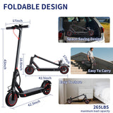 8.5" Electric Scooters for Adults, Electric Scooter with a Range of 20-30 km